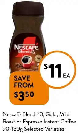 Foodworks Nescafé blend 43 offer