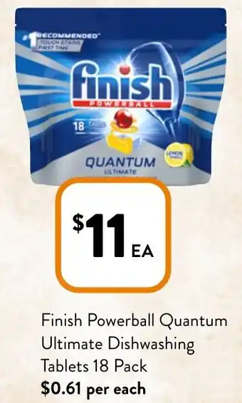 Foodworks Quantum ultimate dishwashing tablets offer