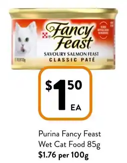 Foodworks Purina fancy feast wet cat food offer