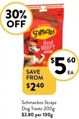 Foodworks Strapz dog treats offer