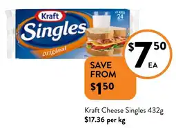 Foodworks Cheese Singles offer