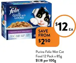 Foodworks Felix wet cat offer