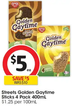 Coles Streets Golden Gaytime Sticks offer