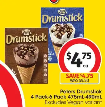 Coles Peters Drumstick offer