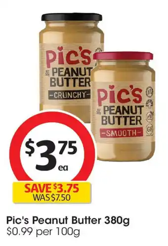 Coles Pic's Peanut Butter offer