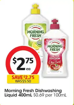 Coles Morning Fresh Dishwashing Liquid offer