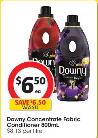 Coles Downy Concentrate Fabric Conditioner offer