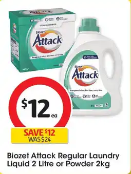 Coles Biozet Attack Regular Laundry Liquid offer