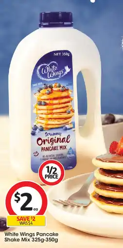 Coles White Wings Pancake Shake Mix offer