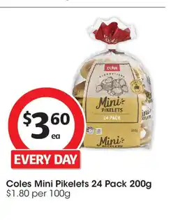 Coles Coles Mini Pikelets offer