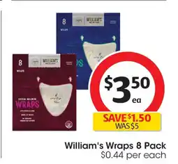 Coles William's Wraps offer