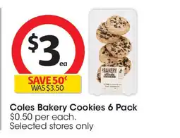 Coles Coles Bakery Cookies offer