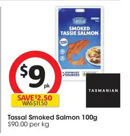 Coles Tassal Smoked Salmon offer