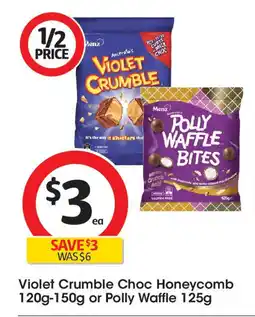 Coles Violet Crumble Choc Honeycomb offer