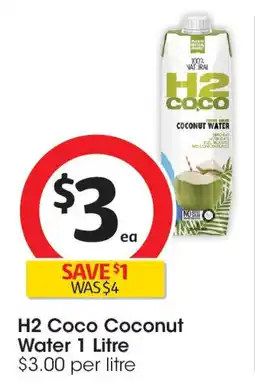 Coles H2 Coco Coconut Water offer