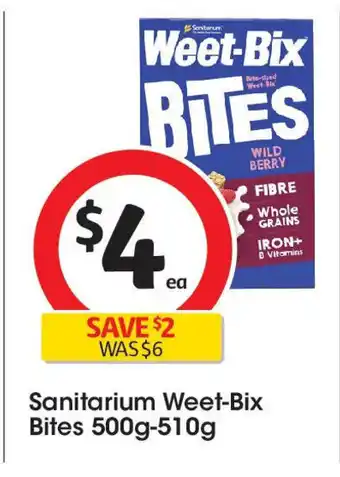 Coles Sanitarium Weet-Bix Bites offer