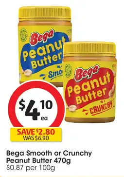 Coles Bega Smooth or Crunchy Peanut Butter offer