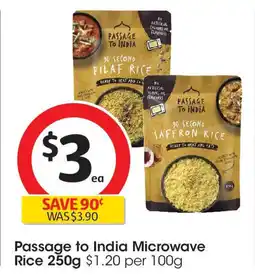 Coles Passage to India Microwave Rice offer