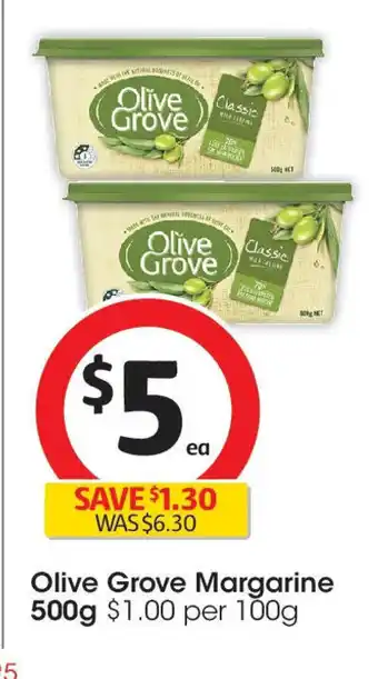 Coles Olive Grove Margarine offer