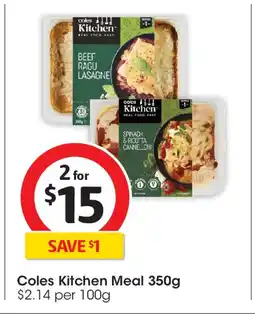 Coles Coles Kitchen Meal offer