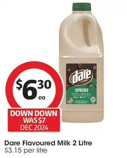 Coles Dare Flavoured Milk offer