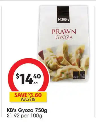 Coles KB's Gyoza offer