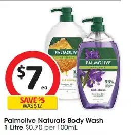 Coles Palmolive Naturals Body Wash offer