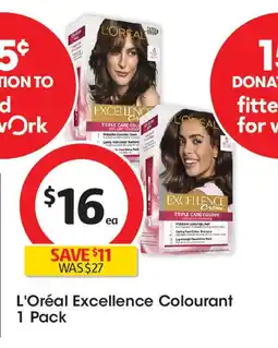 Coles L'Oréal Excellence Colourant offer