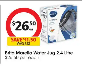 Coles Brita Marella Water Jug offer