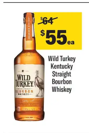 Coles Wild Turkey Kentucky Straight Bourbon Whiskey offer