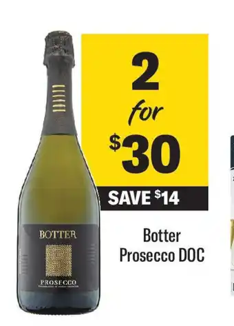 Coles Botter Prosecco DOC offer