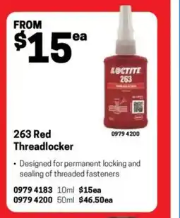 Blackwoods 263 Red Threadlocker offer