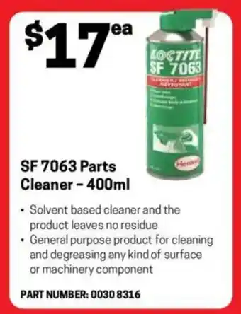 Blackwoods SF 7063 Parts Cleaner offer