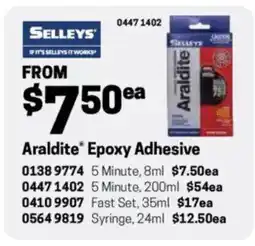 Blackwoods Araldite Epoxy Adhesive offer