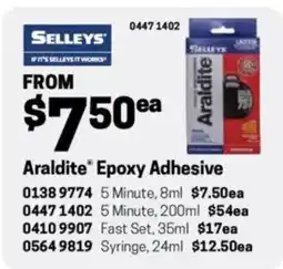 Blackwoods Araldite Epoxy Adhesive offer