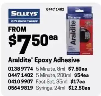 Blackwoods Araldite Epoxy Adhesive offer