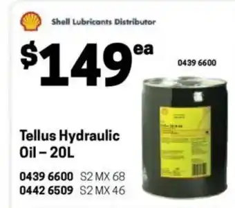 Blackwoods Tellus Hydraulic Oil offer