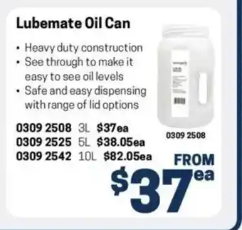 Blackwoods Lubemate Oil Can offer