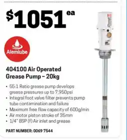 Blackwoods 404100 Air Operated Grease Pump offer