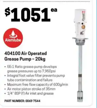 Blackwoods 404100 Air Operated Grease Pump offer