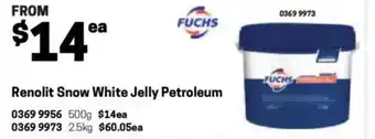 Blackwoods Renolit Snow White Jelly Petroleum offer