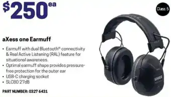 Blackwoods axess one Earmuff offer