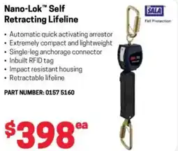 Blackwoods Nano-Lok Self Retracting Lifeline offer