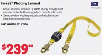 Blackwoods Force2 Webbing Lanyard offer