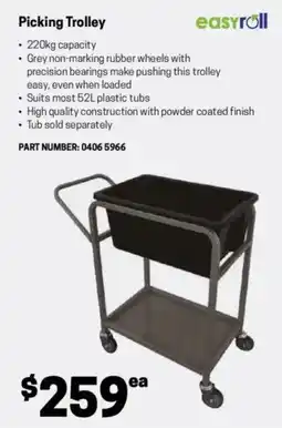 Blackwoods Picking Trolley offer