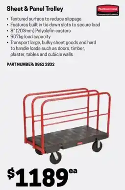 Blackwoods Sheet & Panel Trolley offer