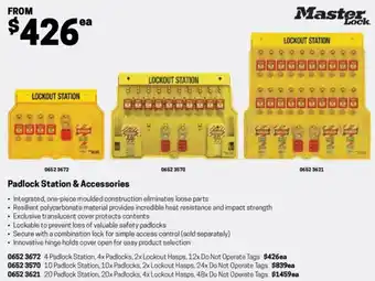 Blackwoods Padlock Station & Accessories offer