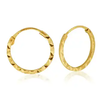 Shiels 9ct Yellow Gold 12mm Hinged Hoop Earrings offer