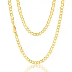 Shiels 9ct Yellow Gold 55cm Curb Chain offer