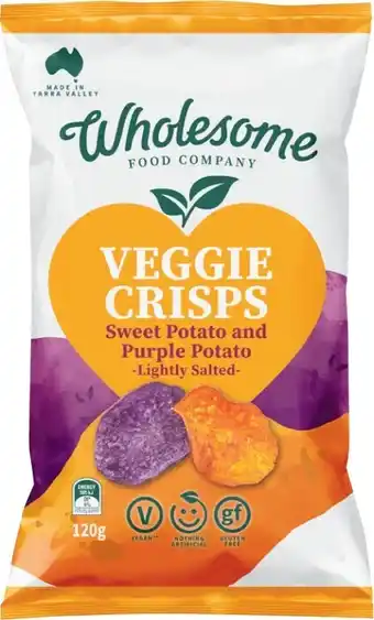 The Wholesome Food Company Chips 120g-150g